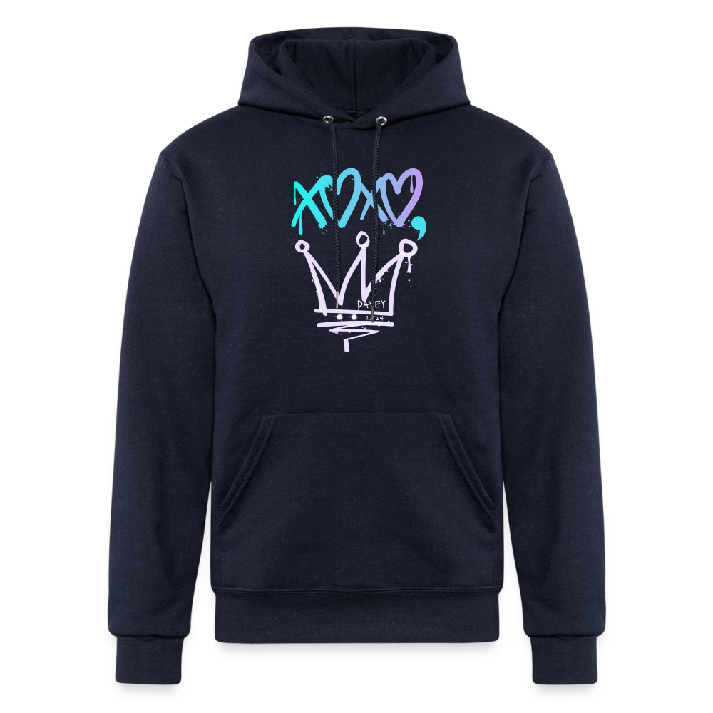 Cyclepath XOXO Champion Powerblend Hoodie - navy