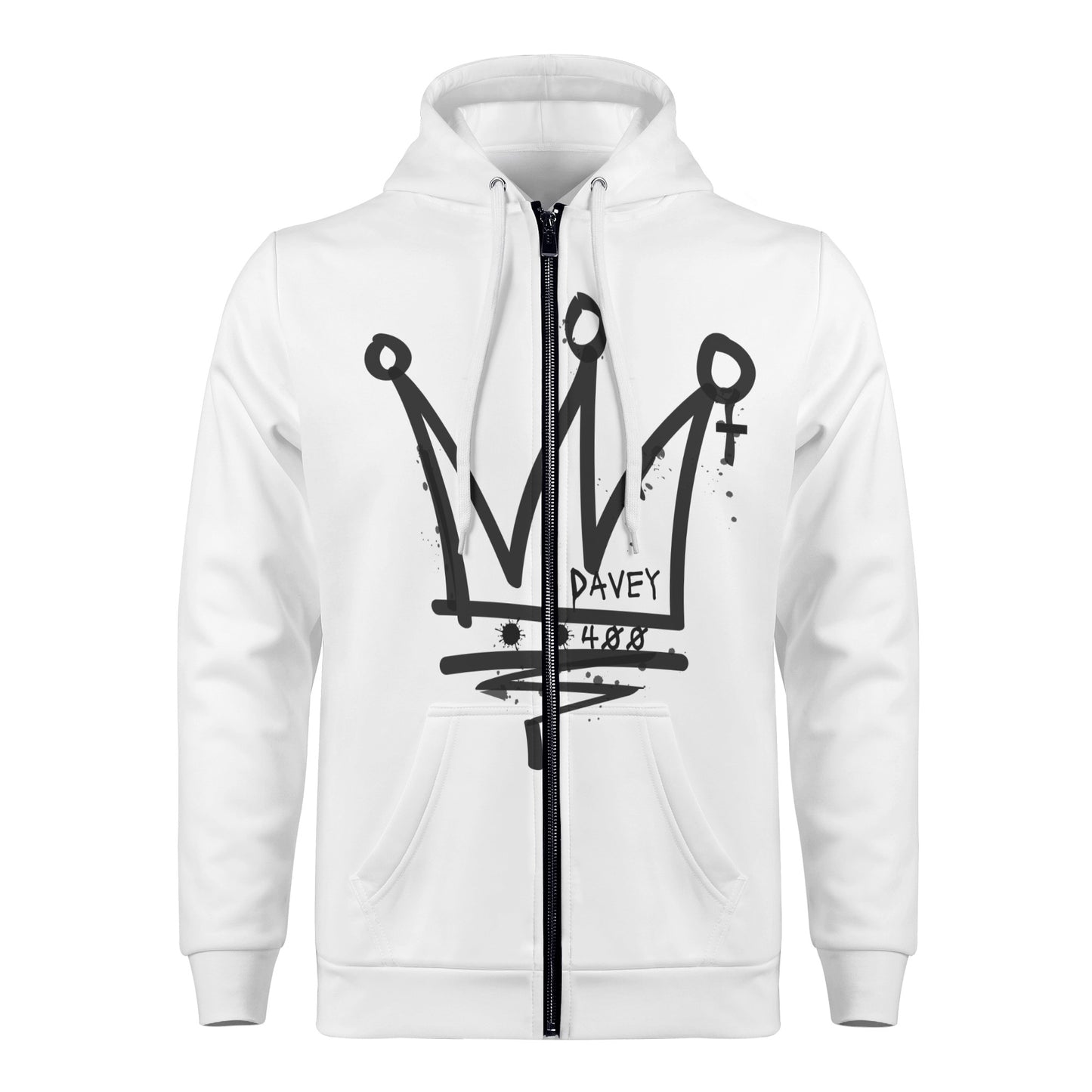 CyclePath All Over Print Zip Up Hoodie