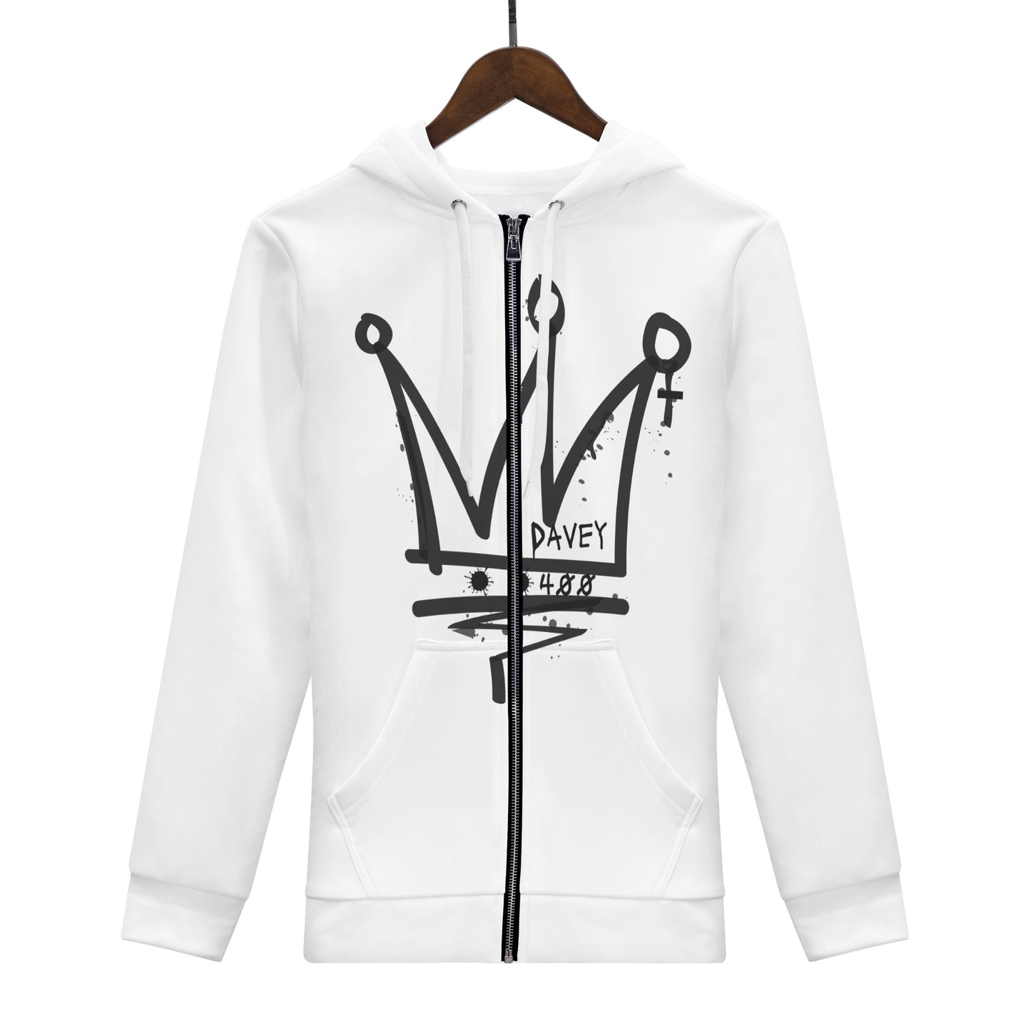 CyclePath All Over Print Zip Up Hoodie