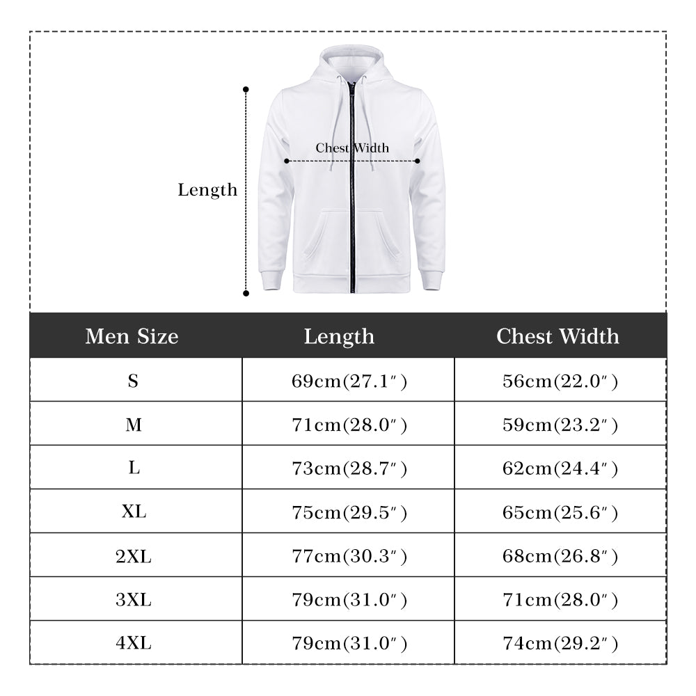 CyclePath All Over Print Zip Up Hoodie