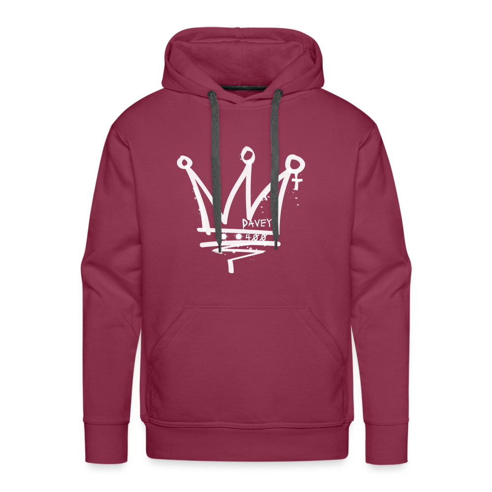 CyclePath Pullover Hoodie - burgundy