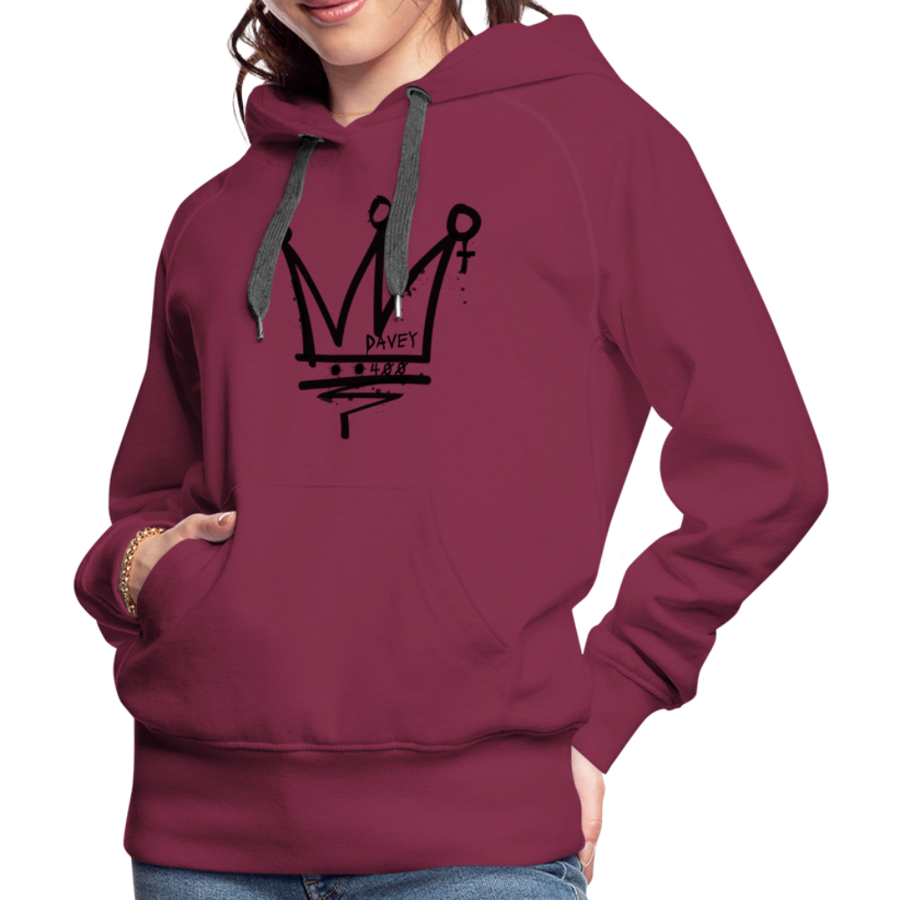 CyclePath Women’s Premium Hoodie 2.0 - burgundy