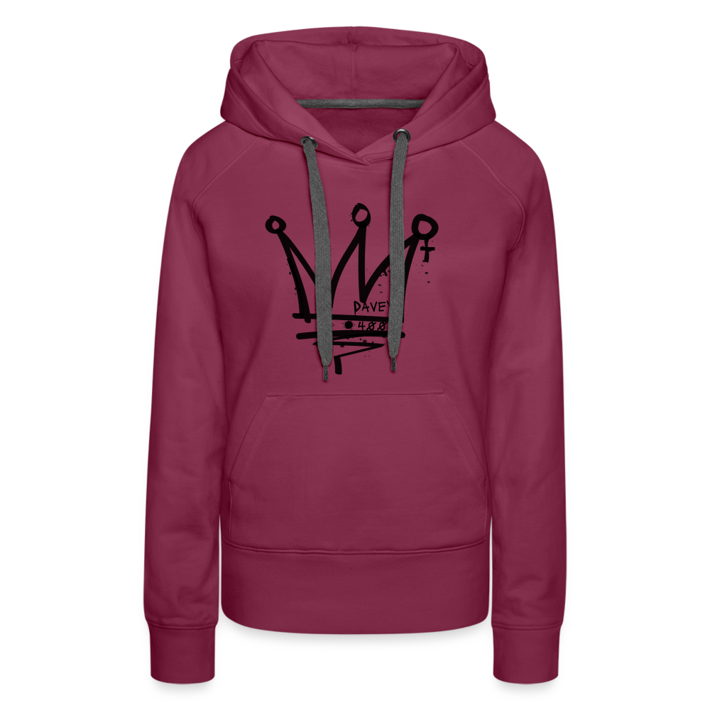 CyclePath Women’s Premium Hoodie 2.0 - burgundy