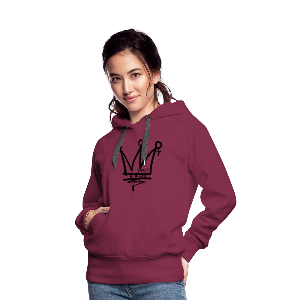 CyclePath Women’s Premium Hoodie 2.0 - burgundy