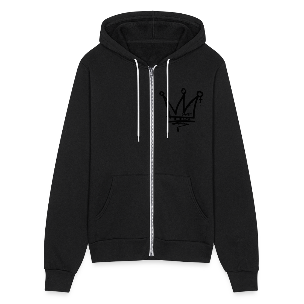 CyclePath Bella + Canvas Unisex Full Zip Hoodie - black