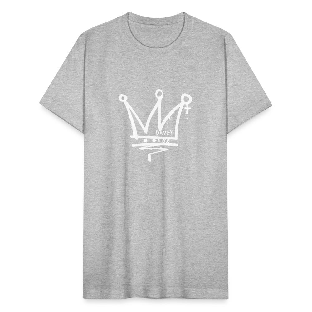 CyclePath Unisex Jersey T-Shirt by Bella + Canvas (White Logo) - heather gray