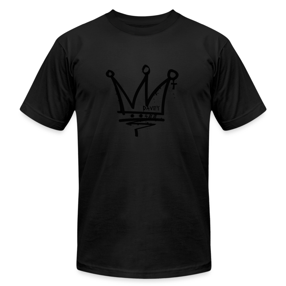CyclePath Unisex Jersey T-Shirt by Bella + Canvas (Black Logo) - black