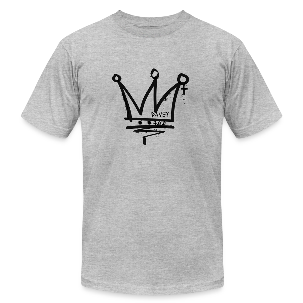 CyclePath Unisex Jersey T-Shirt by Bella + Canvas (Black Logo) - heather gray