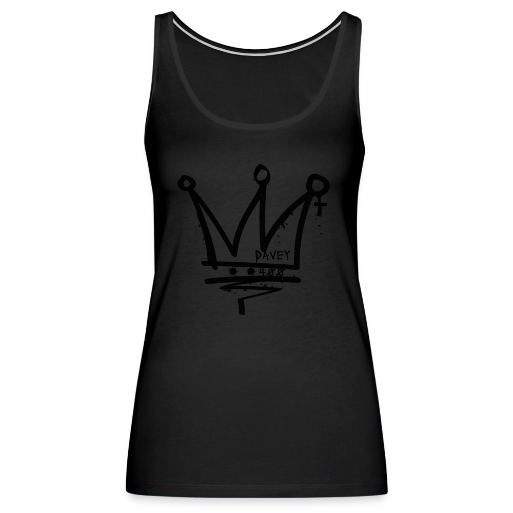 CyclePath Women’s Premium Tank Top (Black Logo) - black