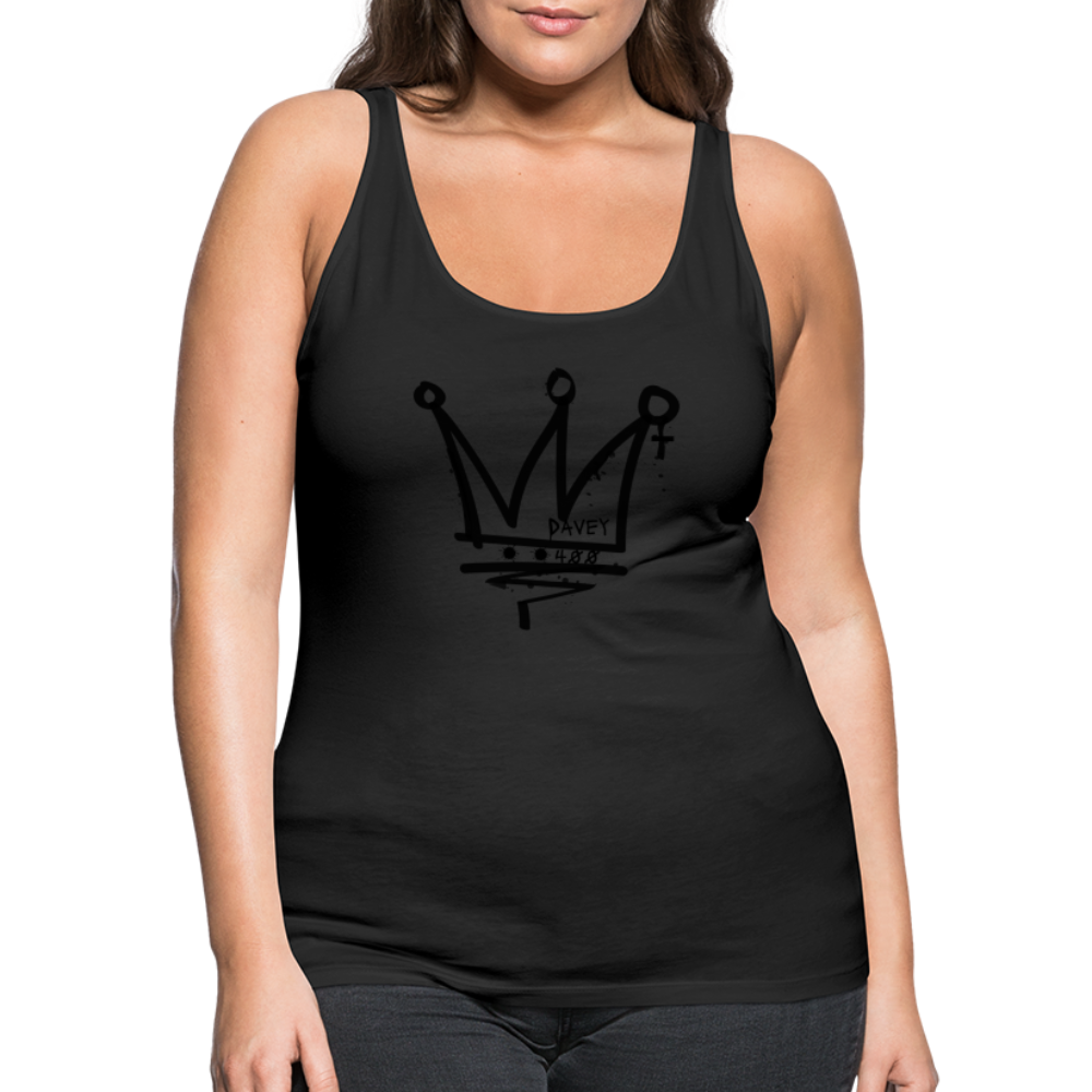 CyclePath Women’s Premium Tank Top (Black Logo) - black