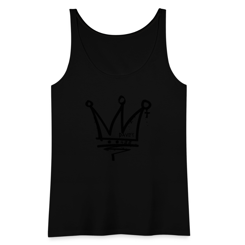 CyclePath Women’s Premium Tank Top (Black Logo) - black