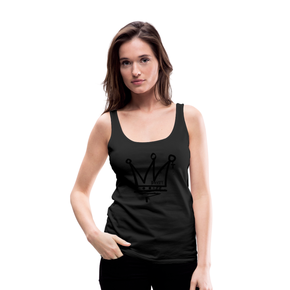 CyclePath Women’s Premium Tank Top (Black Logo) - black