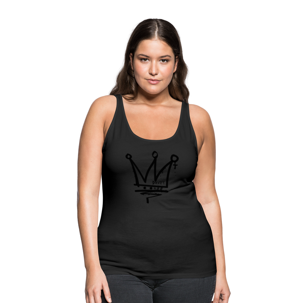 CyclePath Women’s Premium Tank Top (Black Logo) - black