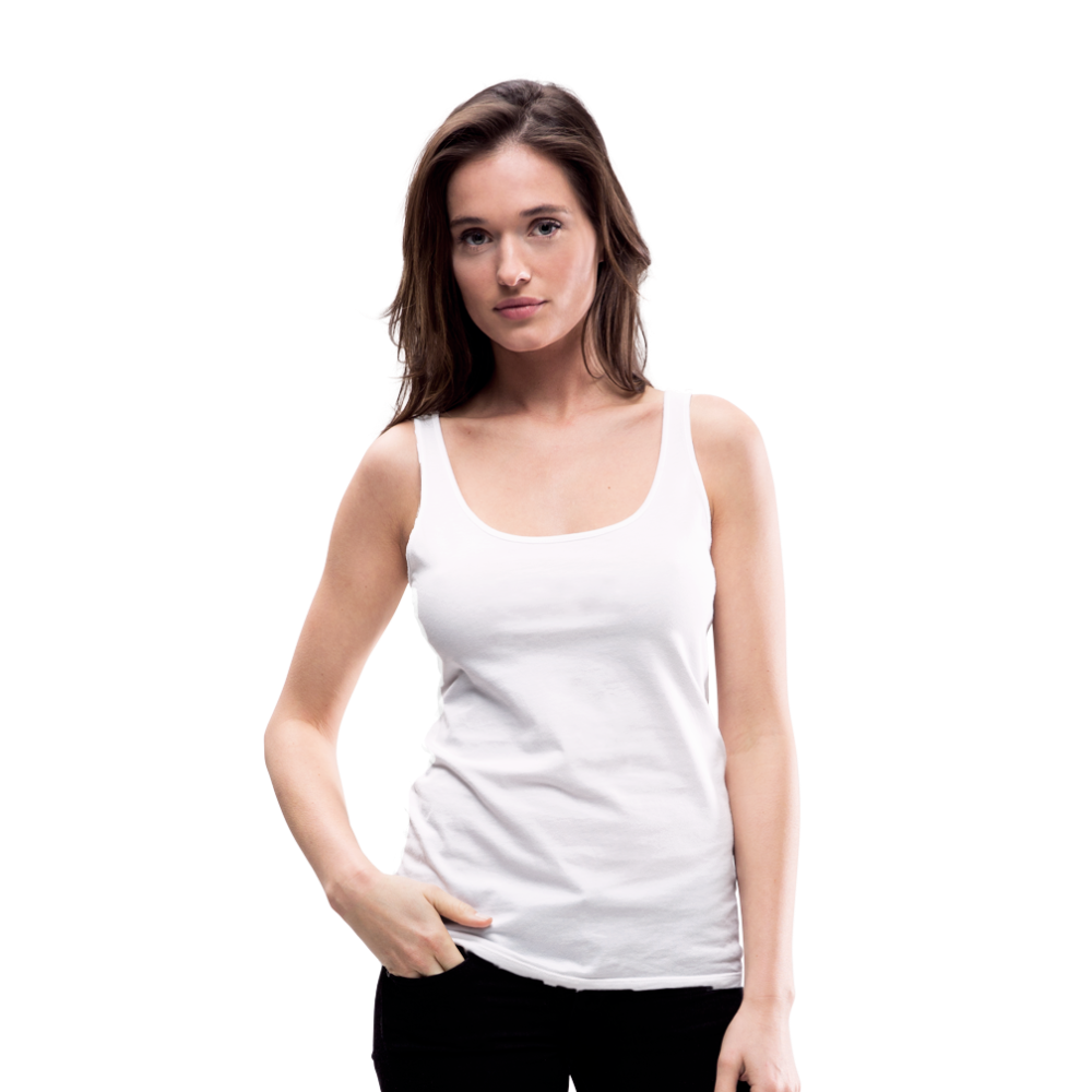CyclePath Women’s Premium Tank Top (White Logo) - white