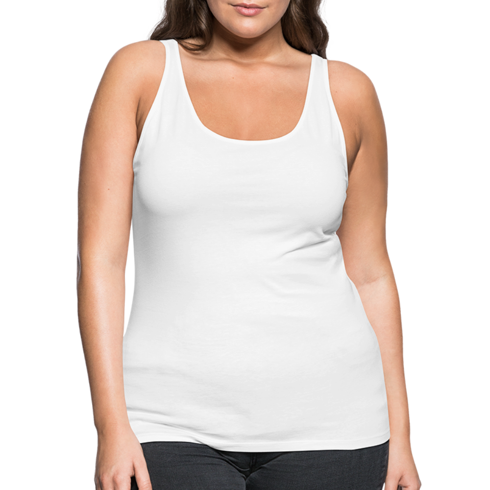 CyclePath Women’s Premium Tank Top (White Logo) - white