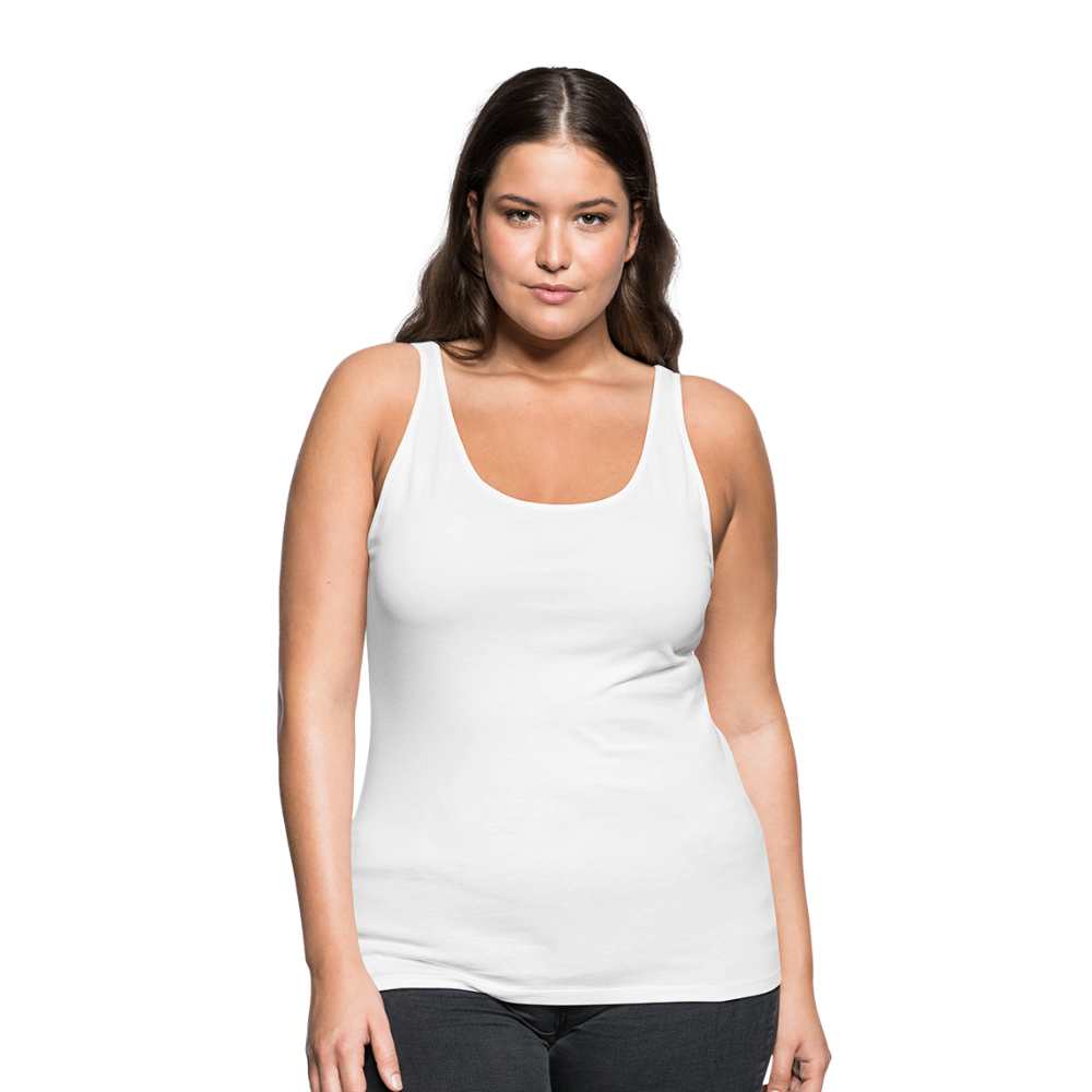 CyclePath Women’s Premium Tank Top (White Logo) - white