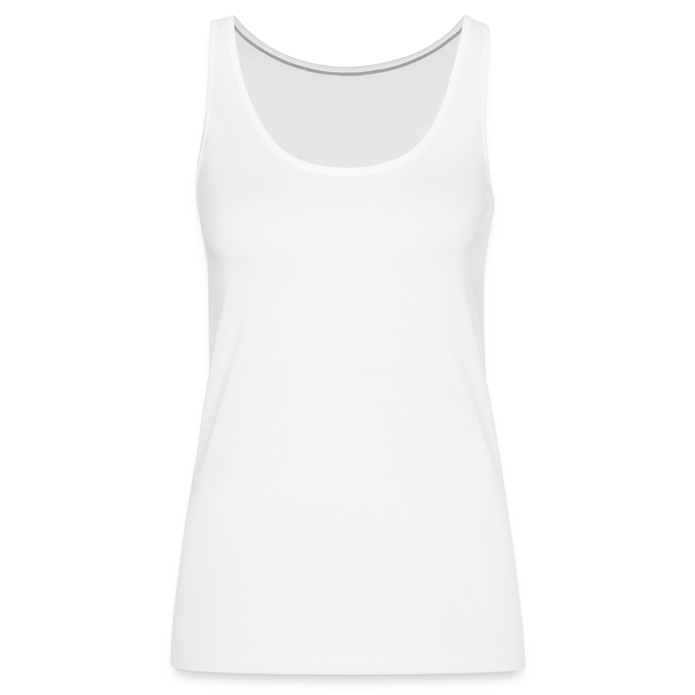 CyclePath Women’s Premium Tank Top (White Logo) - white