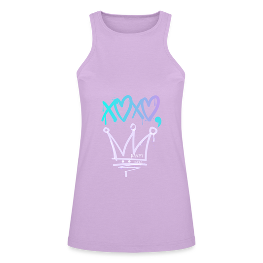 CyclePath "XOXO,Davey" American Apparel Women’s Racer Tank - lilac
