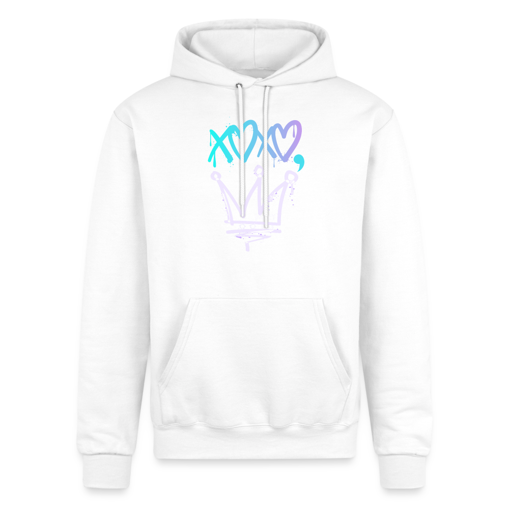 Cyclepath XOXO Champion Powerblend Hoodie - white