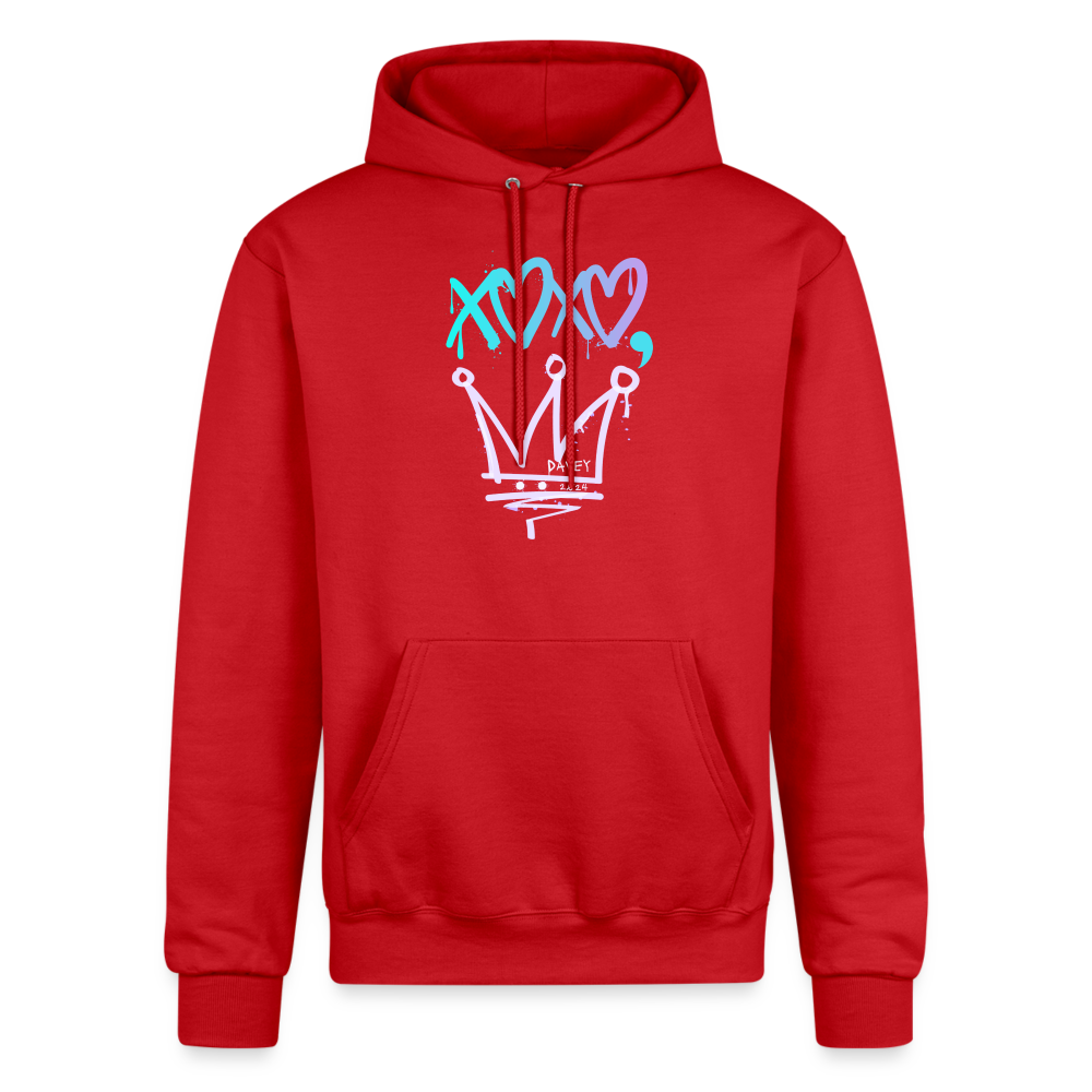 Cyclepath XOXO Champion Powerblend Hoodie - Scarlet