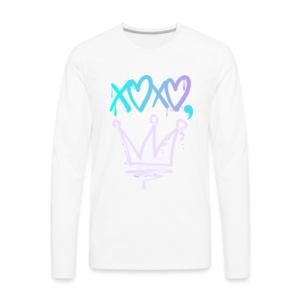Cyclepath XOXO Long Sleeve T-Shirt - white