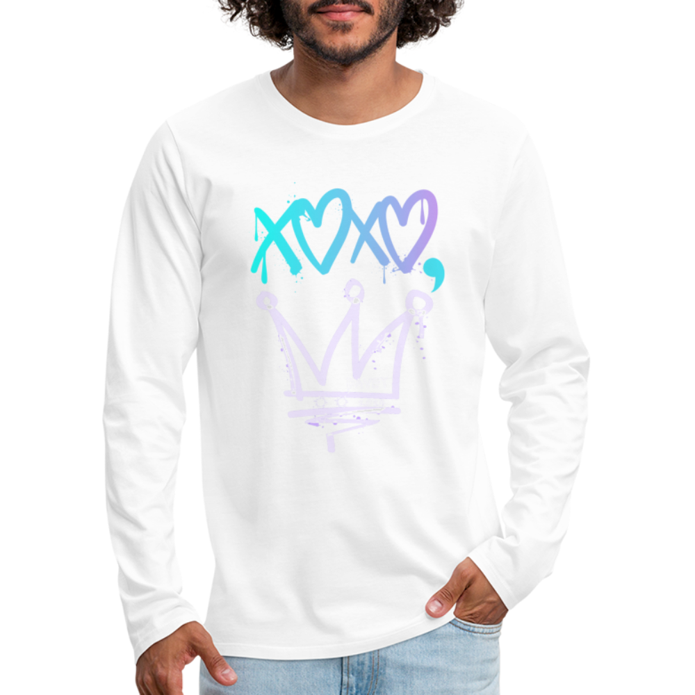 Cyclepath XOXO Long Sleeve T-Shirt - white