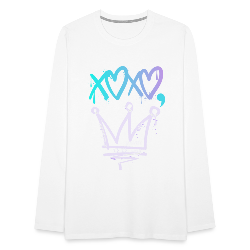 Cyclepath XOXO Long Sleeve T-Shirt - white