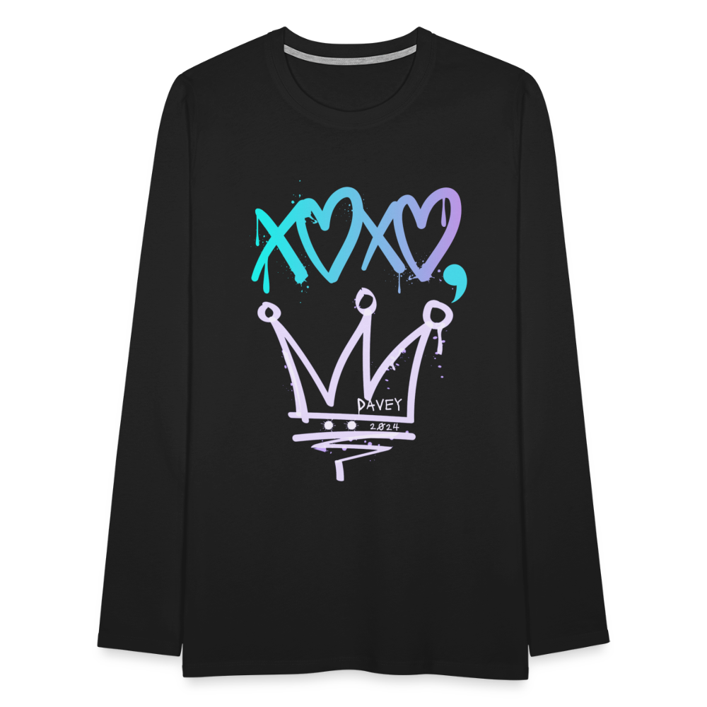 Cyclepath XOXO Long Sleeve T-Shirt - black