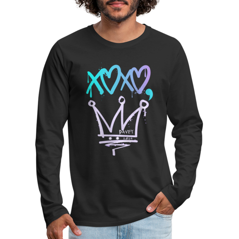 Cyclepath XOXO Long Sleeve T-Shirt - black