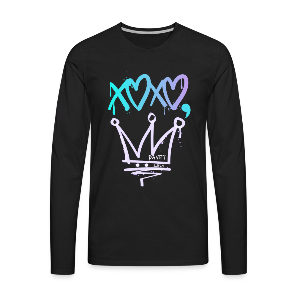 Cyclepath XOXO Long Sleeve T-Shirt - black