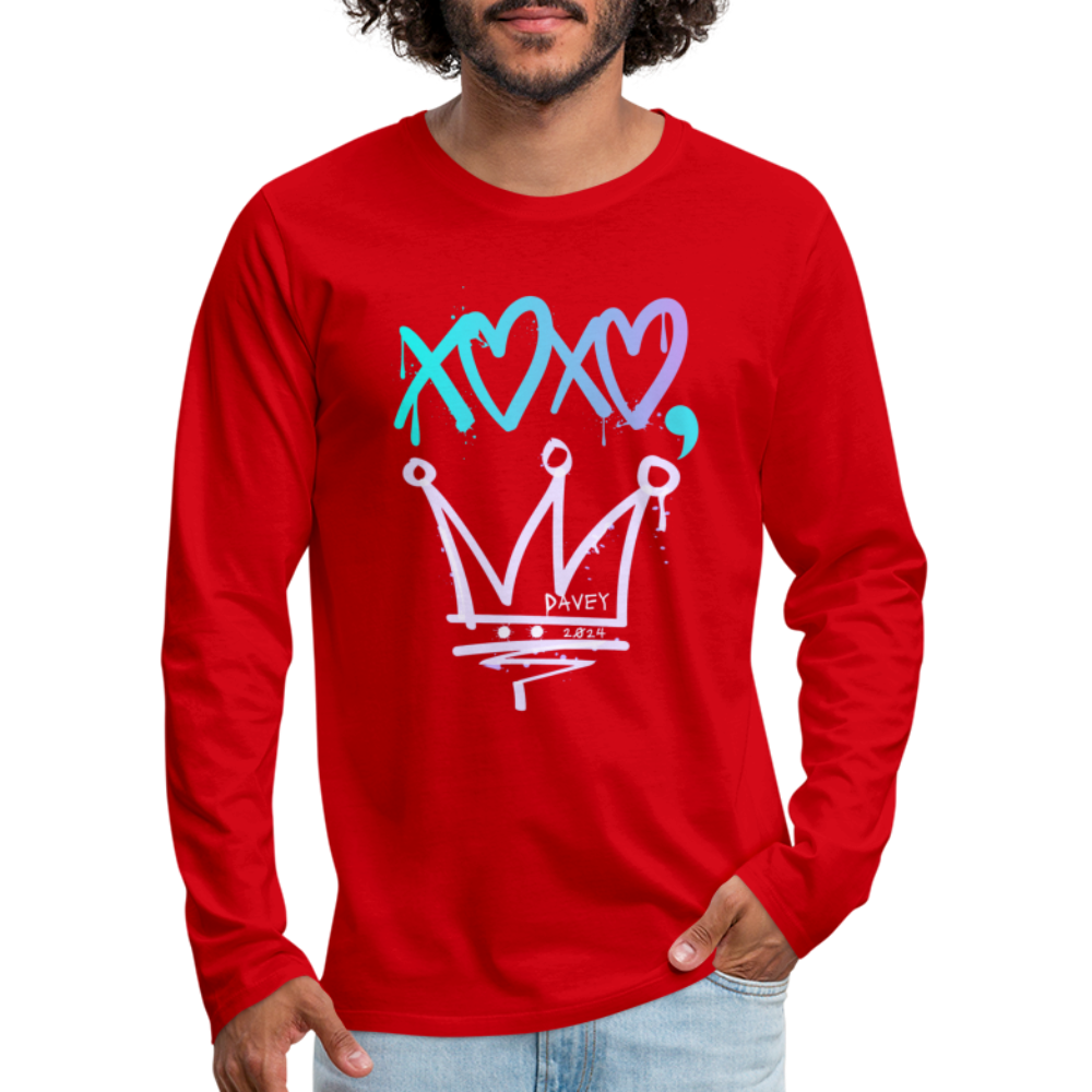 Cyclepath XOXO Long Sleeve T-Shirt - red