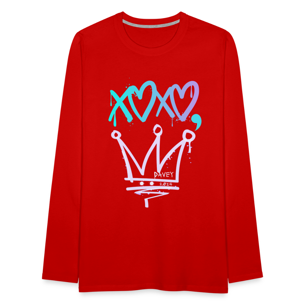 Cyclepath XOXO Long Sleeve T-Shirt - red