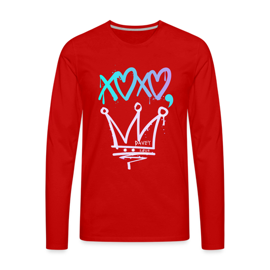 Cyclepath XOXO Long Sleeve T-Shirt - red