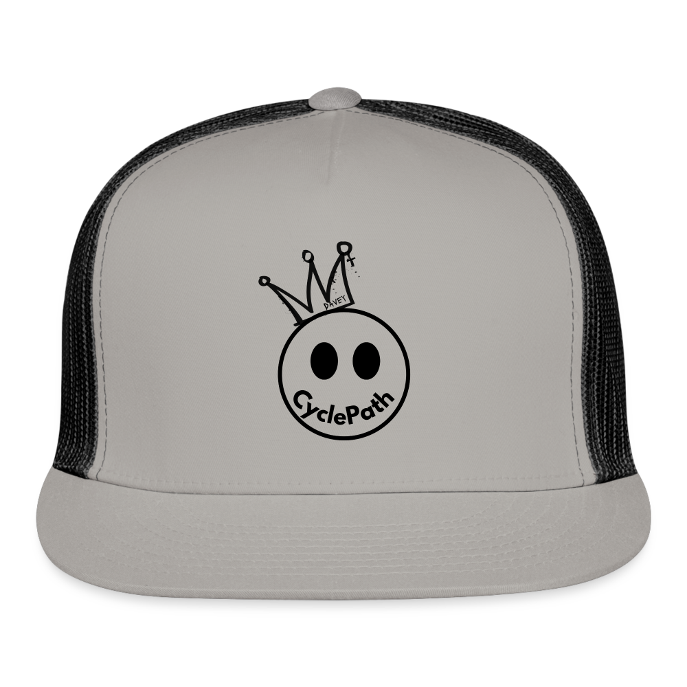 CyclePath Trucker Cap - gray/black